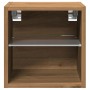 Mueble de TV de pared con luces LED roble artisian 30x28,5x30cm de , Muebles TV - Ref: Foro24-857674, Precio: 32,10 €, Descue...