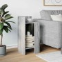 Mesa auxiliar con estante gris sonoma 25,5x27x60 cm de , Mesas auxiliares - Ref: Foro24-858552, Precio: 29,74 €, Descuento: %