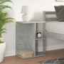 Mesita de noche madera contrachapada gris hormigón 46,5x29x61cm de , Mesitas de noche - Ref: Foro24-858656, Precio: 37,67 €, ...