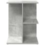 Mesita de noche madera contrachapada gris hormigón 46,5x29x61cm de , Mesitas de noche - Ref: Foro24-858656, Precio: 37,67 €, ...