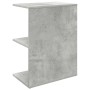 Mesita de noche madera contrachapada gris hormigón 46,5x29x61cm de , Mesitas de noche - Ref: Foro24-858656, Precio: 37,67 €, ...