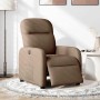 Sillón reclinable eléctrico de tela marrón de , Sillones - Ref: Foro24-3302956, Precio: 231,81 €, Descuento: %
