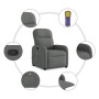 Sillón de masaje reclinable de tela gris oscuro de , Sillones - Ref: Foro24-4015533, Precio: 226,58 €, Descuento: %
