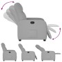 Sillón reclinable de tela gris nube de , Sillones - Ref: Foro24-4015531, Precio: 193,88 €, Descuento: %
