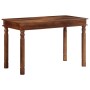 Mesa de comedor madera maciza de acacia 120x60x77 cm de , Mesas de cocina y de comedor - Ref: Foro24-4102366, Precio: 226,52 ...