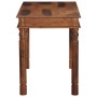 Mesa de comedor madera maciza de acacia 120x60x77 cm de , Mesas de cocina y de comedor - Ref: Foro24-4102366, Precio: 226,52 ...