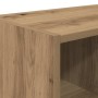 Zapatero apilable roble artesanal 89,5x30x40 cm de , Organizadores de vestidores y perchas de barra - Ref: Foro24-858855, Pre...