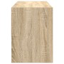 Zapatero apilable roble sonoma 89,5x30x40 cm de , Organizadores de vestidores y perchas de barra - Ref: Foro24-858843, Precio...