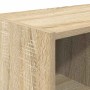 Zapatero apilable roble sonoma 89,5x30x40 cm de , Organizadores de vestidores y perchas de barra - Ref: Foro24-858843, Precio...