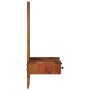 Espejo de pared con cajones madera maciza de acacia 60x33x90 cm de , Espejos - Ref: Foro24-4102372, Precio: 146,26 €, Descuen...