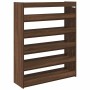 Mueble zapatero madera contrachapada marrón roble 80x25x100 cm de , Zapateros y organizadores de calzado - Ref: Foro24-859902...