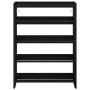 Mueble zapatero madera contrachapada negro 60x25x81 cm de , Zapateros y organizadores de calzado - Ref: Foro24-859879, Precio...