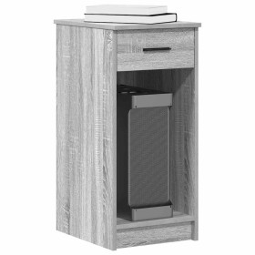 Torre de ordenador con cajón gris sonoma 35x45x77 cm de , Escritorios - Ref: Foro24-858745, Precio: 54,55 €, Descuento: %
