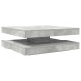 Mesa de centro giratoria 360 grados gris hormigón 90x90x34,5 cm de , Mesas de centro - Ref: Foro24-3321354, Precio: 152,93 €,...