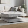 Mesa de centro giratoria 360 grados gris hormigón 90x90x34,5 cm de , Mesas de centro - Ref: Foro24-3321354, Precio: 152,93 €,...