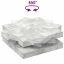 Mesa de centro giratoria 360 grados gris hormigón 90x90x34,5 cm de , Mesas de centro - Ref: Foro24-3321354, Precio: 152,93 €,...
