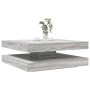 Mesa de centro giratoria 360 grados gris Sonoma 90x90x34,5 cm de , Mesas de centro - Ref: Foro24-3321356, Precio: 137,25 €, D...