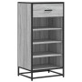 Mueble zapatero madera contrachapada gris sonoma 48x38x97,5 cm de , Zapateros y organizadores de calzado - Ref: Foro24-849212...