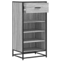 Mueble zapatero madera contrachapada gris sonoma 48x38x97,5 cm de , Zapateros y organizadores de calzado - Ref: Foro24-849212...
