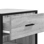 Mueble zapatero madera contrachapada gris sonoma 48x38x97,5 cm de , Zapateros y organizadores de calzado - Ref: Foro24-849212...