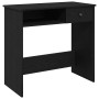 Escritorio de madera contrachapada negro 80x40x75 cm de , Escritorios - Ref: Foro24-860473, Precio: 64,51 €, Descuento: %