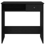 Escritorio de madera contrachapada negro 80x40x75 cm de , Escritorios - Ref: Foro24-860473, Precio: 64,51 €, Descuento: %