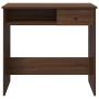 Escritorio de madera de ingeniería roble marrón 80x40x75 cm de , Escritorios - Ref: Foro24-860478, Precio: 67,40 €, Descuento: %