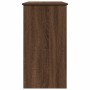 Escritorio de madera de ingeniería roble marrón 80x40x75 cm de , Escritorios - Ref: Foro24-860478, Precio: 67,40 €, Descuento: %