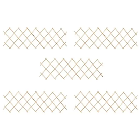 Vallas enrejadas 5 uds madera de abeto 180x60 cm de vidaXL, Paneles de vallas - Ref: Foro24-47240, Precio: 29,66 €, Descuento: %
