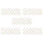 Vallas enrejadas 5 uds madera de abeto 180x60 cm de vidaXL, Paneles de vallas - Ref: Foro24-47240, Precio: 33,67 €, Descuento: %