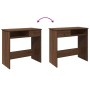 Escritorio de madera de ingeniería roble marrón 80x40x75 cm de , Escritorios - Ref: Foro24-860478, Precio: 67,40 €, Descuento: %