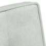Sillón de relax terciopelo gris claro 64x74x84 cm de , Sillas - Ref: Foro24-4012317, Precio: 91,96 €, Descuento: %