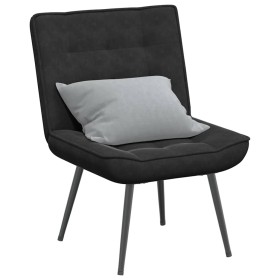 Sillón de relax terciopelo negro 64x74x84 cm de , Sillas - Ref: Foro24-4012322, Precio: 80,36 €, Descuento: %