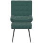 Sillón de relax con reposapiés terciopelo verde oscuro de , Sillas - Ref: Foro24-4012329, Precio: 96,27 €, Descuento: %