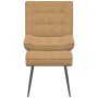 Sillón de relax con reposapiés terciopelo marrón de , Sillas - Ref: Foro24-4012334, Precio: 89,52 €, Descuento: %
