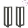 Patas de mesa bar forma T 2 uds acero antracita 40x35x(90-91)cm de , Patas para mesas - Ref: Foro24-4013074, Precio: 141,16 €...