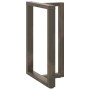 Patas de mesa bar forma T 2 uds acero natural 60x35x(90-91) cm de , Patas para mesas - Ref: Foro24-4013083, Precio: 152,63 €,...