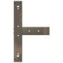 Patas de mesa bar forma T 2 uds acero natural 60x35x(90-91) cm de , Patas para mesas - Ref: Foro24-4013083, Precio: 152,63 €,...