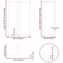 Patas de mesa bar forma T 2 uds acero natural 60x35x(90-91) cm de , Patas para mesas - Ref: Foro24-4013083, Precio: 152,63 €,...