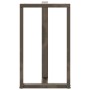 Patas mesa bar forma T 2 uds acero natural 60x35x(100-101) cm de , Patas para mesas - Ref: Foro24-4013095, Precio: 156,37 €, ...