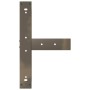 Patas mesa bar forma T 2 uds acero natural 60x35x(100-101) cm de , Patas para mesas - Ref: Foro24-4013095, Precio: 156,37 €, ...