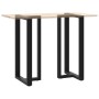 Patas de mesa bar forma T 2 uds acero negro 60x35x(110-111) cm de , Patas para mesas - Ref: Foro24-4013104, Precio: 182,27 €,...