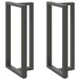 Patas mesa bar forma T 2 uds acero antracita 60x35x(110-111)cm de , Patas para mesas - Ref: Foro24-4013106, Precio: 157,17 €,...