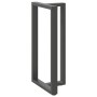 Patas mesa bar forma T 2 uds acero antracita 60x35x(110-111)cm de , Patas para mesas - Ref: Foro24-4013106, Precio: 157,17 €,...
