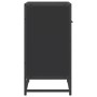 Mesilla de noche negra 60x31x60 cm madera procesada y metal de , Mesitas de noche - Ref: Foro24-848694, Precio: 66,99 €, Desc...