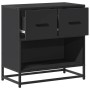 Mesilla de noche negra 60x31x60 cm madera procesada y metal de , Mesitas de noche - Ref: Foro24-848694, Precio: 66,99 €, Desc...