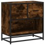 Mesita de noche roble ahumado 60x31x60 cm madera contrachapada de , Mesitas de noche - Ref: Foro24-848696, Precio: 63,72 €, D...