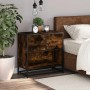 Mesita de noche roble ahumado 60x31x60 cm madera contrachapada de , Mesitas de noche - Ref: Foro24-848696, Precio: 63,72 €, D...