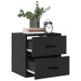 Mesita de noche de pared negra 40x31x39,5 cm de , Mesitas de noche - Ref: Foro24-848724, Precio: 46,38 €, Descuento: %