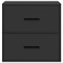 Mesita de noche de pared negra 40x31x39,5 cm de , Mesitas de noche - Ref: Foro24-848724, Precio: 46,38 €, Descuento: %